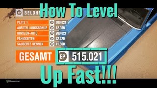 Forza Horizon 3  How To Level Up Fast  500000 XP per Hour [upl. by Marley224]