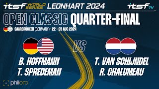 HoffmannSpredeman vs Van SchijndelChalumeau  Quarterfinal  ITSF 2024 WS Leonhart Open Classic [upl. by Nithsa]