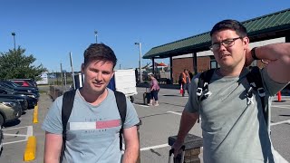 Breeze Airways new Florida to Lancaster airport flights passenger reactions video [upl. by Nahsar]