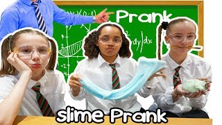 TIANAS SLIME PRANK IN SCHOOL CLASSROOM [upl. by Dimitri]