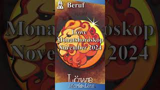 Löwe BERUF 👷‍♀️ Horoskop November 2024 [upl. by Odracer]