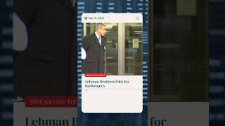 On This Day September 15 2008 Lehman Brothers Files for Bankruptcy [upl. by Annavas]