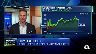 Lockheed Martin CEO Jim Taiclet on strong demand for defense [upl. by Nuoras]