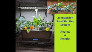 Aerogarden seed startingstarter system  Review amp Results Swiss Chard amp Kale [upl. by Ezara]