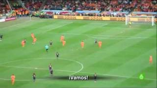 Iniesta goal live from Soccer City Joburg Spain 1 Holland 0 Final of World Cup 2010 South Africa 12 [upl. by Lauro982]