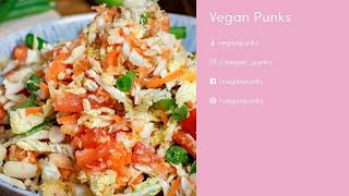 How to make Vegan Papaya Salad Som Tam  Vegan Punks [upl. by Eniliuqcaj]