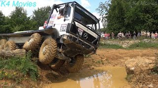 8x8 MercedesBenz truck in Europe truck trial  OffRoad  Langenaltheim no 402 [upl. by Irual]