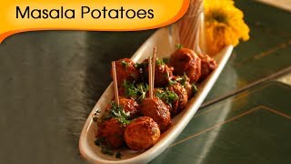 Masala Baby Potatoes  Party Starter For Thanksgiving  Recipe By Annuradha Toshniwal [upl. by Assenav]