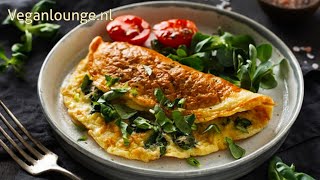 VEGAN OMELET🌮MET BOERENKOOL🥬EN HEEL VEEL VEGAN KAAS🧀 [upl. by Hathcock637]