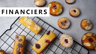 How to make FINANCIERS  3 flavours 1 base recipe  Tea for Two [upl. by Oah]