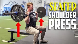 HowTo Perform Seated Barbell Shoulder Press  Shoulders Exercise Tutorial [upl. by Chrissie826]