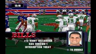 NFL GameDay 2000 PlayStation Gameplay Sample 1 989 Sports 1999 [upl. by Fanny]