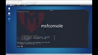 Introduction to Metasploit Framework in Kali Linux msfconsole [upl. by Jaenicke]