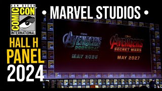 MARVEL STUDIOS FULL HALL H PANEL  SAN DIEGO COMIC CON 2024 [upl. by Schweiker774]