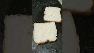 easy Bread Toast 2min breakfast easy breakfast bread Cheese Toastshorts [upl. by Ssalguod]