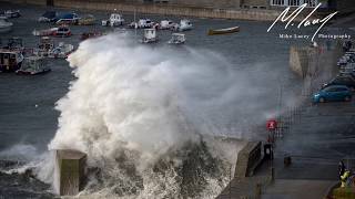 OPHELIA STORM 2017  PORTHLEVEN [upl. by Anillehs]