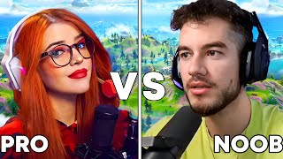 Eu Noob vs Jucator Pro la Fortnite jale [upl. by Bonina147]