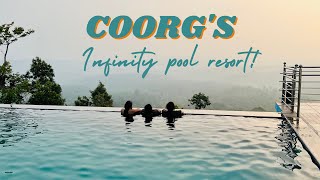 Our fabulous resort stay in COORG at 3398 ft with an infinity pool [upl. by Enerual]