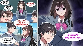 Manga Dub I rejected her because I thought it was just a prank but RomCom [upl. by Brandy]