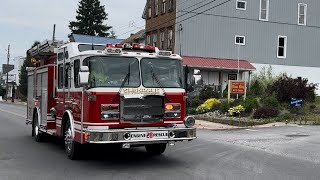 Coalport EngineRescue 28 Responding to MVA [upl. by Einnaffit]