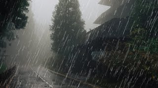 Rain Sounds For Sleeping  99 Instantly Fall Asleep With Rain And Thunder Sound At Night [upl. by Synn464]