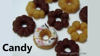 ドーナツ形のお菓子を作る Making doughnuts candy [upl. by Alimat]