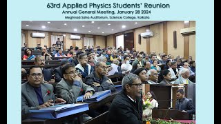 63rd Applied Physics Students Reunion 2024 Proceedings of the Annual General Meeting 28 Jan 2024 [upl. by Candy589]