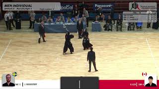 JSegerstedt SWE vs HKim CAN19th World Kendo Championships Mens Individual Preliminary Heats [upl. by Ykciv862]