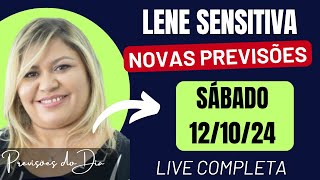 LENE SENSITIVA 121024 LIVE Completa Novas Previsões previsões vidente fyp [upl. by Mello]