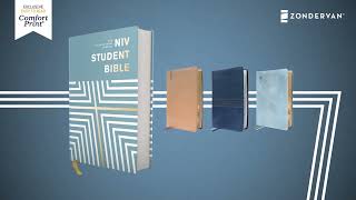 NIV Student Bible by Zondervan Comfort Print Editions [upl. by Onivag]