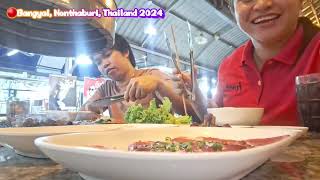 Dinner Date At Bangyai Market Nonthaburi Thailand [upl. by Nanji96]