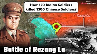 Battle of Rezang La and Major Shaitan Singh  SinoIndian War 1962  by Kinjal Sir  UPSC History [upl. by Essa]