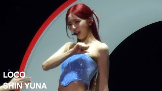 4K ITZY LOCO 신유나 SHIN YUNA FANCAM  2ND WORLD TOUR BORN TO BE IN SEOUL 240224 [upl. by Beilul204]