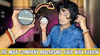 The Man Company Machismo Cream Wax Review  Worth Buying [upl. by Gasser]