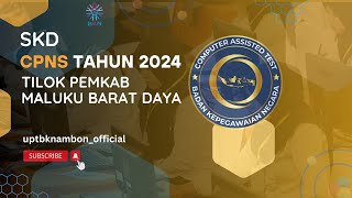 LIVE SCORING SKD CPNS TAHUN 2024 TILOK PEMKAB MALUKU BARAT DAYA SABTU 2 NOVEMBER 2024 SESI 1 [upl. by Seerdi]