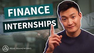 How to get a Finance Internship [upl. by Aitrop]