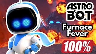 Astro Bot Furnace Fever Lost Galaxy Walkthrough Guide 100 All Bots Rescued and Jigsaw Pieces [upl. by Okim]