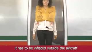 Inflight Safety Instruction of Royal Air Maroc [upl. by Hauge543]