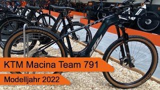 KTM Macina Team 791  Modelljahr 2022 [upl. by Naivat]