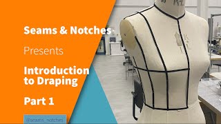 How to Drape the Front and Back bodice beginners friendly [upl. by Starkey]