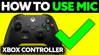 How To Use MIC on Xbox Controller PC 2024 [upl. by Airdnaz]