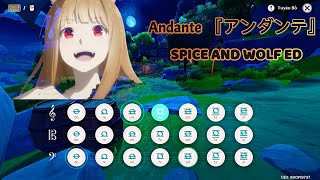 Spice and Wolf ED  Andante 『アンダンテ』  ClariS Genshin Impact  Windsong Lyre [upl. by Akkeber823]