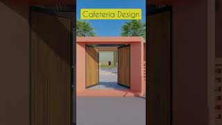 Cafeteria Plan with Multipurpose Hall amp Box Cricket cafe multipurpose boxcricket architecture [upl. by Ibbison]