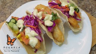 Los Mejores Tacos de Pescado Estilo Ensenada que Probaras [upl. by Adest]