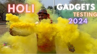 New Holi Gadgets Testing 2024  होली के जबरदस्त Gadgets 🔥 CRAZY Prayogshala [upl. by Joacimah160]