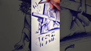 Eu amo Jesus arte fé shorts [upl. by Nilla423]