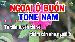 Karaoke Ngoại Ô Buồn Tone Nam  Bm  Nhạc Sống Hay Nhất  Karaoke Tuấn Kiệt [upl. by Sekofski]