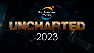 UNCHARTED  PORTAVENTURA 2023 NUEVA MONTAÑA RUSA  Anuncio oficial [upl. by Dlorad]