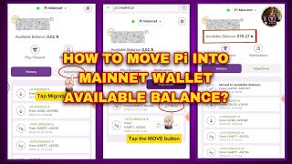 How to Move Pi into the Mainnet Wallet Available Balance StepbyStep Guide [upl. by Assen987]