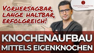 Wieder strahlendes Lächeln dank Knochenaufbau mittels Eigenknochen Khoury Methode Zahnimplantate [upl. by Hako92]